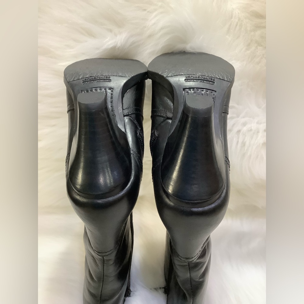LIKE NEW 🖤BORN Pavan Black Mid Calf Moto Boots - Picture 7 of 14